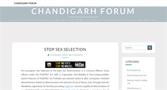 Desktop Screenshot of forum.chandigarhcity.info