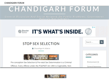 Tablet Screenshot of forum.chandigarhcity.info